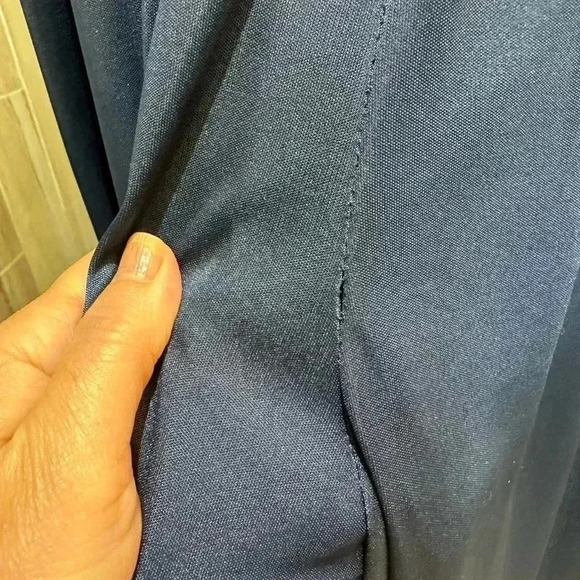 Lizzy & Johnny Lucero Disco Studio 54 Blue 
Shimmer Jumpsuit Size 10 - Picture 6 of 6